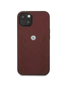 Wholesale BMW BMHCP13MRSPPR Apple iPhone 13 red hardcase Leather Curve Perforate - BMW103RED - {ean13} - Hurt