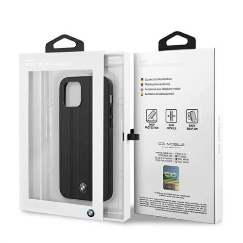 Etui BMW BMHCP12STTBK Apple iPhone 12 mini czarny/black hardcase Signature Tire Marks