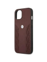 Hurtownia GSM - Etui BMW BMHCP13MRSPPR Apple iPhone 13 czerwony/red hardcase Leather Curve Perforate - BMW103RED - {ean13} - Hurt