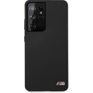Hurtownia GSM - Etui BMW BMHCS21LMSILBK Samsung Galaxy S21 Ultra czarny/black Silicone M Collection - BMW105BLK - {ean13} - Hurt
