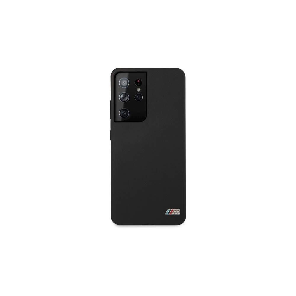 Hurtownia GSM - Etui BMW BMHCS21LMSILBK Samsung Galaxy S21 Ultra černý/black Silicone M Collection - BMW105BLK - {ean13} - Hurt