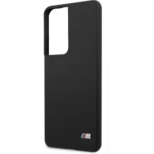 Hurtownia GSM - Etui BMW BMHCS21LMSILBK Samsung Galaxy S21 Ultra czarny/black Silicone M Collection - BMW105BLK - {ean13} - Hurt