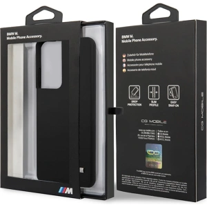 Hurtownia GSM - Etui BMW BMHCS21LMSILBK Samsung Galaxy S21 Ultra czarny/black Silicone M Collection - BMW105BLK - {ean13} - Hurt
