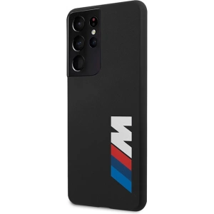 Hurtownia GSM - Etui BMW BMHCS21LMSLBLBK Samsung Galaxy S21 Ultra czarny/black hardcase Silicone Signature Logo - BMW106BLK - {ean13} - Hurt