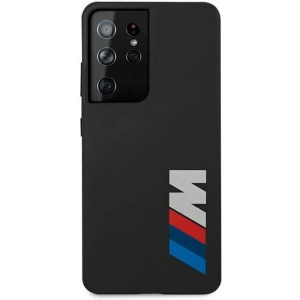 Hurtownia GSM - Etui BMW BMHCS21LMSLBLBK Samsung Galaxy S21 Ultra czarny/black hardcase Silicone Signature Logo - BMW106BLK - {ean13} - Hurt