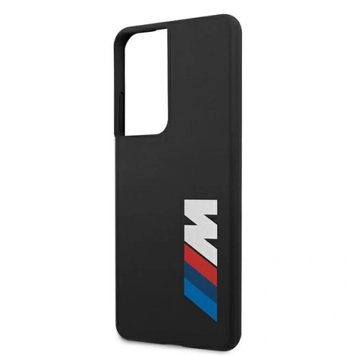 Etui BMW BMHCS21LMSLBLBK Samsung Galaxy S21 Ultra czarny/black hardcase Silicone Signature Logo