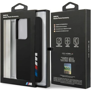 Hurtownia GSM - Etui BMW BMHCS21LMSLBLBK Samsung Galaxy S21 Ultra czarny/black hardcase Silicone Signature Logo - BMW106BLK - {ean13} - Hurt