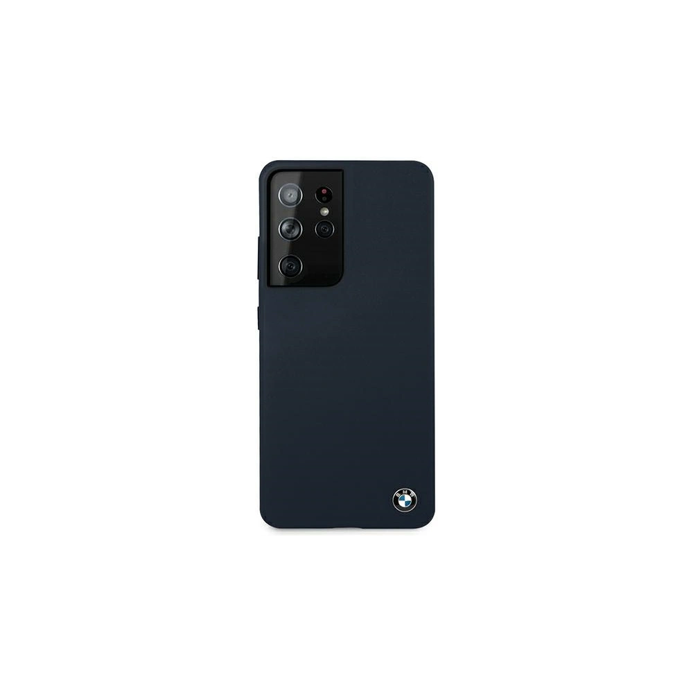 Hurtownia GSM - Etui BMW BMHCS21LSILNA Samsung Galaxy S21 Ultra modrý/navy hardcase Silicone Signature - BMW108NAV - {ean13} - Hurt