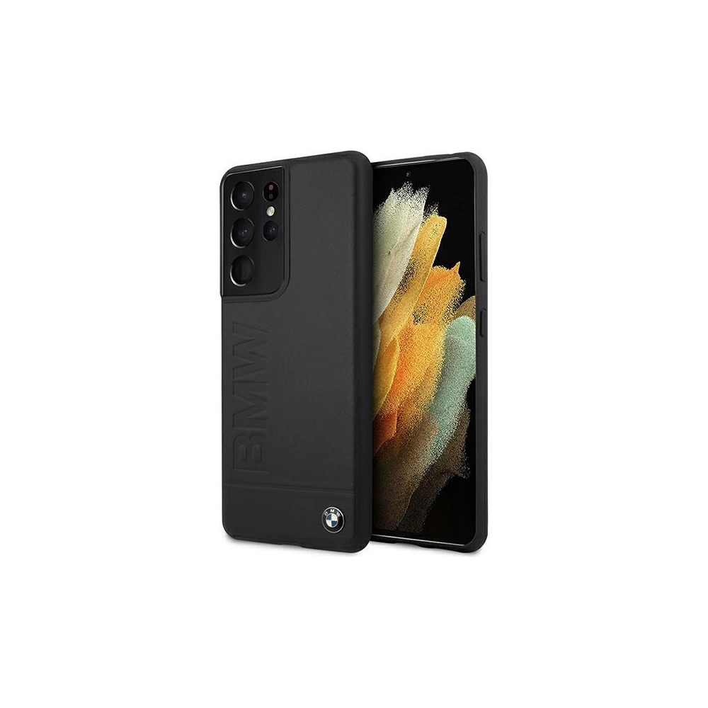 Hurtownia GSM - Etui BMW BMHCS21LSLLBK Samsung Galaxy S21 Ultra černý/black hardcase Signature Logo Imprint - BMW112BLK - {ean13} - Hurt