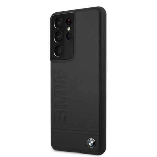 Etui BMW BMHCS21LSLLBK Samsung Galaxy S21 Ultra czarny/black hardcase Signature Logo Imprint