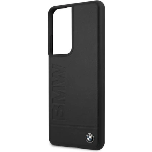 Hurtownia GSM - Etui BMW BMHCS21LSLLBK Samsung Galaxy S21 Ultra czarny/black hardcase Signature Logo Imprint - BMW112BLK - {ean13} - Hurt