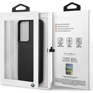 Hurtownia GSM - Etui BMW BMHCS21LSLLBK Samsung Galaxy S21 Ultra czarny/black hardcase Signature Logo Imprint - BMW112BLK - {ean13} - Hurt