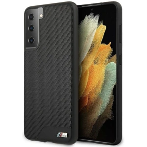Hurtownia GSM - Case BMW BMHCS21MCABBK Samsung Galaxy S21+ Plus schwarz/hardcase M Collection PU Carbon - BMW114BLK - {ean13} - Hurt
