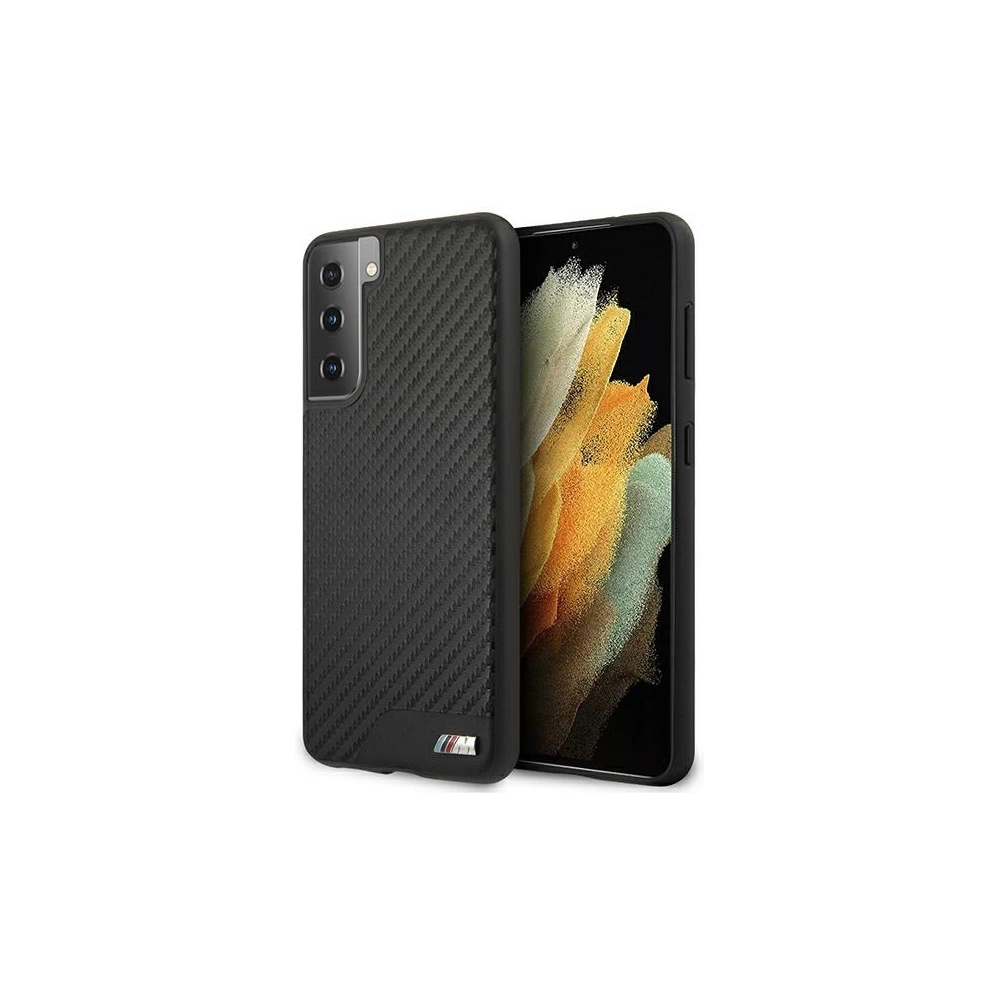 Hurtownia GSM - Etui BMW BMHCS21MCABBK Samsung Galaxy S21+ Plus černý/black hardcase M Collection PU Carbon - BMW114BLK - {ean13} - Hurt