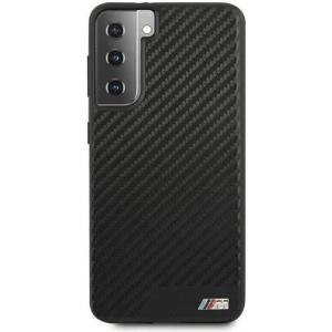 Hurtownia GSM - Case BMW BMHCS21MCABBK Samsung Galaxy S21+ Plus schwarz/hardcase M Collection PU Carbon - BMW114BLK - {ean13} - Hurt