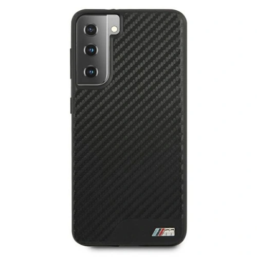 Etui BMW BMHCS21MCABBK Samsung Galaxy S21+ Plus czarny/black hardcase M Collection PU Carbon
