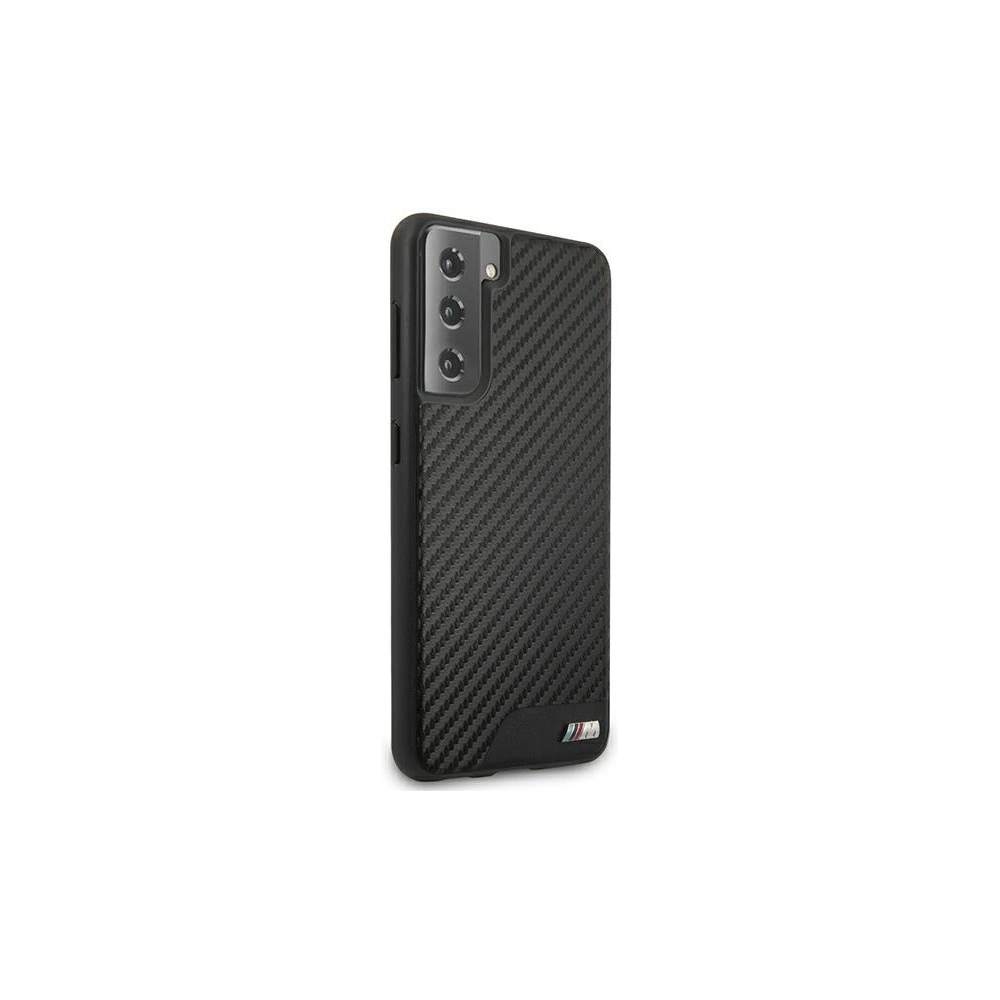 Hurtownia GSM - Case BMW BMHCS21MCABBK Samsung Galaxy S21+ Plus schwarz/hardcase M Collection PU Carbon - BMW114BLK - {ean13} - Hurt
