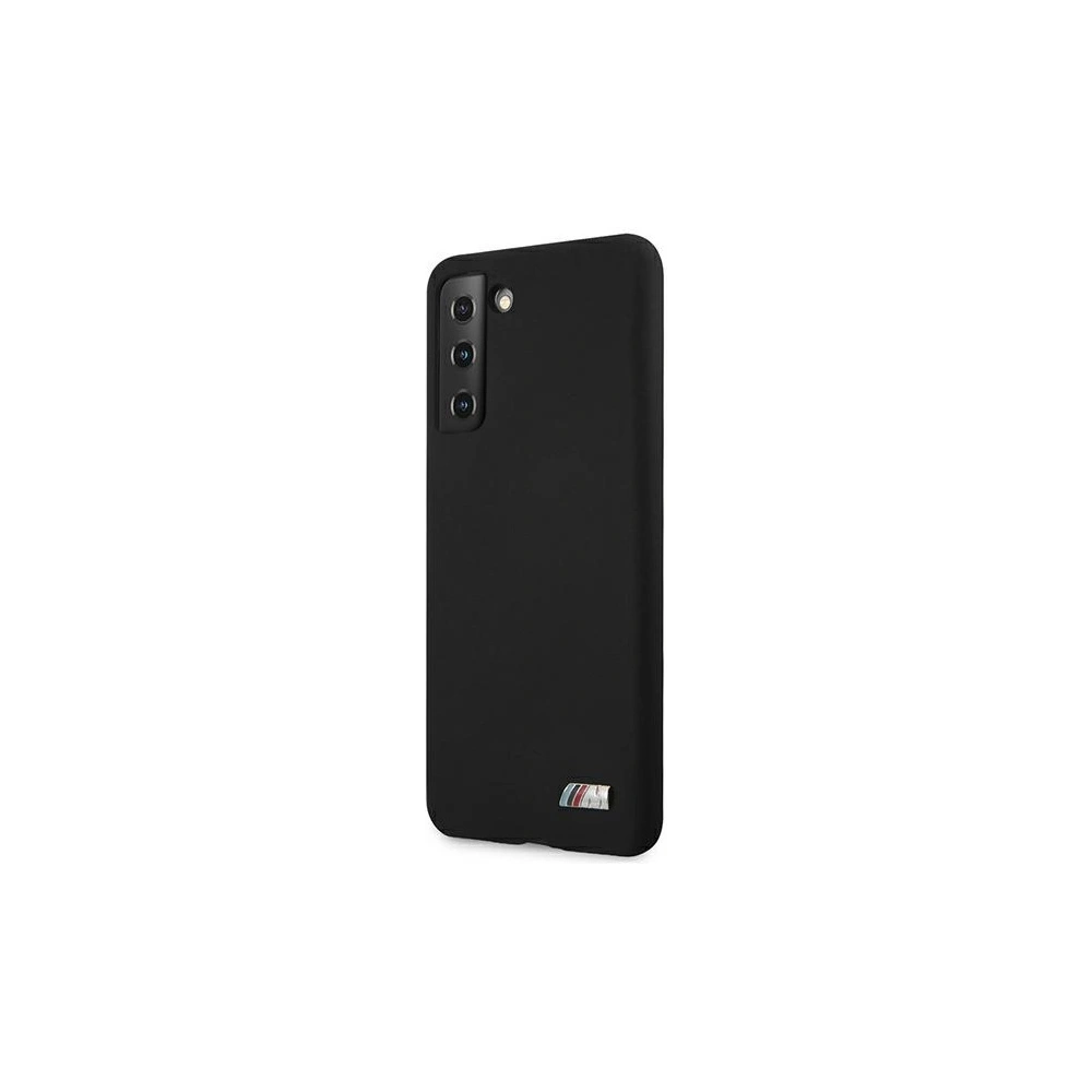 Etui BMW BMHCS21MMSILBK Samsung Galaxy S21+ Plus černý/black Silicone M Collection