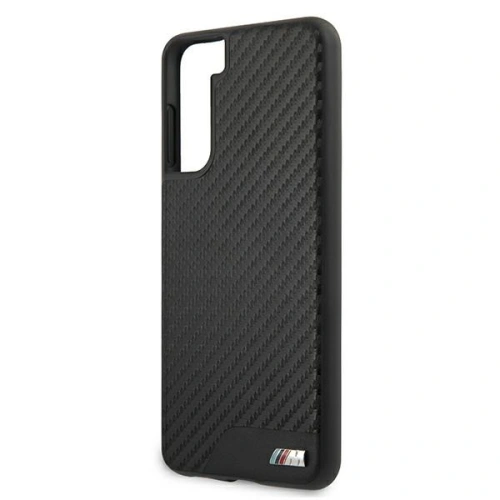 Etui BMW BMHCS21MCABBK Samsung Galaxy S21+ Plus czarny/black hardcase M Collection PU Carbon