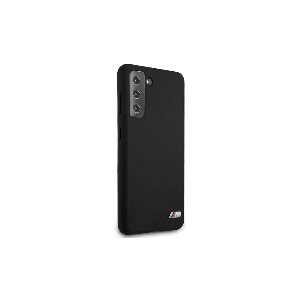 Etui BMW BMHCS21MMSILBK Samsung Galaxy S21+ Plus černý/black Silicone M Collection