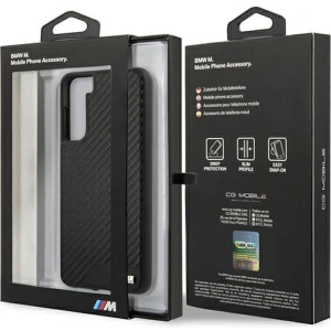 Hurtownia GSM - Case BMW BMHCS21MCABBK Samsung Galaxy S21+ Plus schwarz/hardcase M Collection PU Carbon - BMW114BLK - {ean13} - Hurt