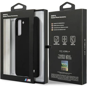 Hurtownia GSM - Case BMW BMHCS21MMSILBK Samsung Galaxy S21+ Plus schwarz/schwarz Silikon M Collection - BMW115BLK - {ean13} - Hurt