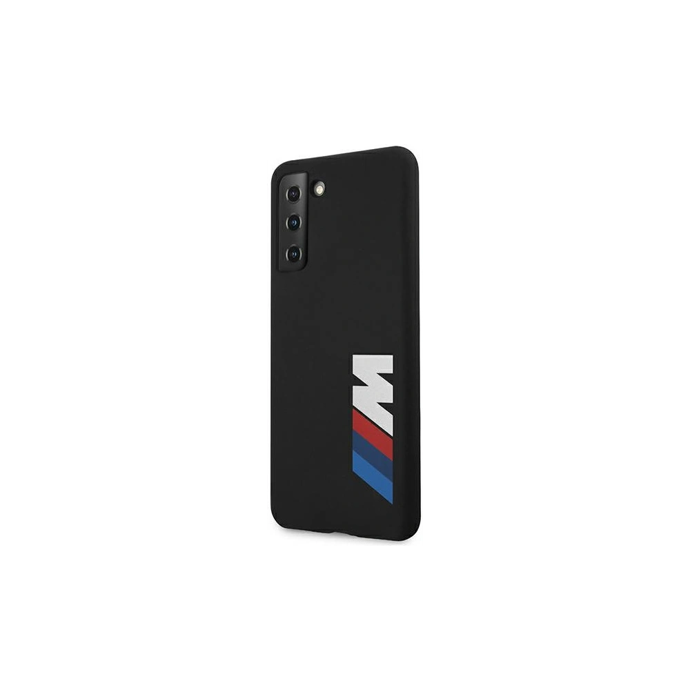 Etui BMW BMHCS21MMSLBLBK Samsung Galaxy S21+ Plus černé/black hardcase Silicone Signature Logo