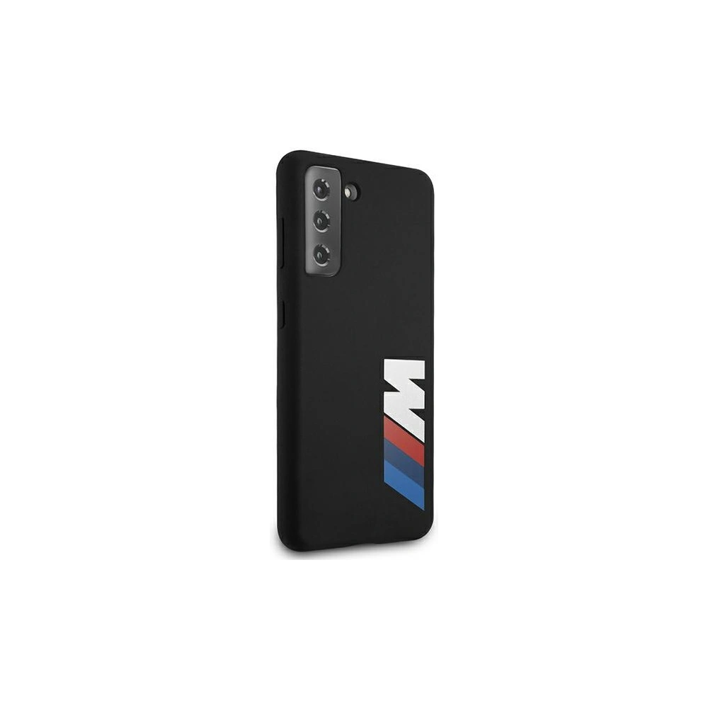 Etui BMW BMHCS21MMSLBLBK Samsung Galaxy S21+ Plus černé/black hardcase Silicone Signature Logo