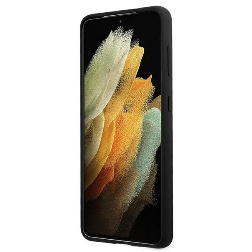 Etui BMW BMHCS21MMSLBLBK Samsung Galaxy S21+ Plus czarny/black hardcase Silicone Signature Logo