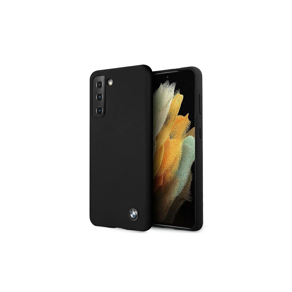 Hurtownia GSM - Etui BMW BMHCS21MSILBK Samsung Galaxy S21+ Plus černý/black hardcase Silicone Signature - BMW117BLK - {ean13} - Hurt