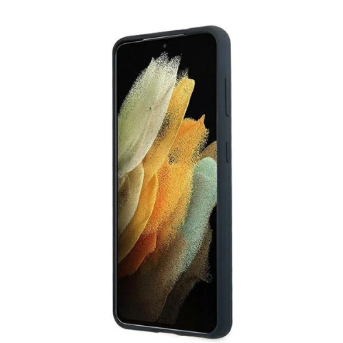 Etui BMW BMHCS21MSILNA Samsung Galaxy S21+ Plus granatowy/navy hardcase Silicone Signature