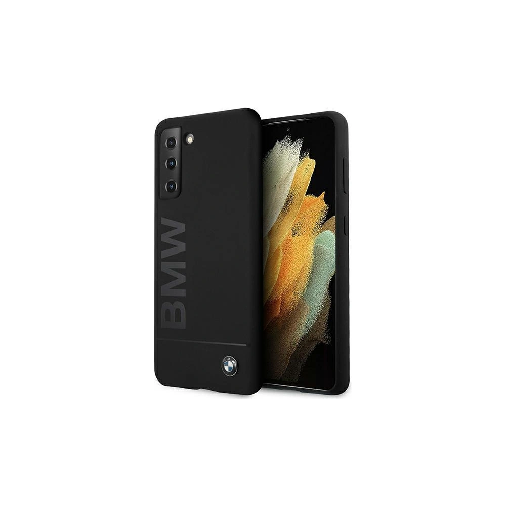 Hurtownia GSM - Case BMW BMHCS21MSLBLBK Samsung Galaxy S21+ Plus schwarz/hardcase Silikon M Collection Big Logo - BMW120BLK - {ean13} - Hurt