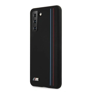 Hurtownia GSM - Case BMW BMHCS21MSIVTBK Samsung Galaxy S21+ Plus schwarz/schwarz Silikon Streifen M Kollektion - BMW119BLK - {ean13} - Hurt