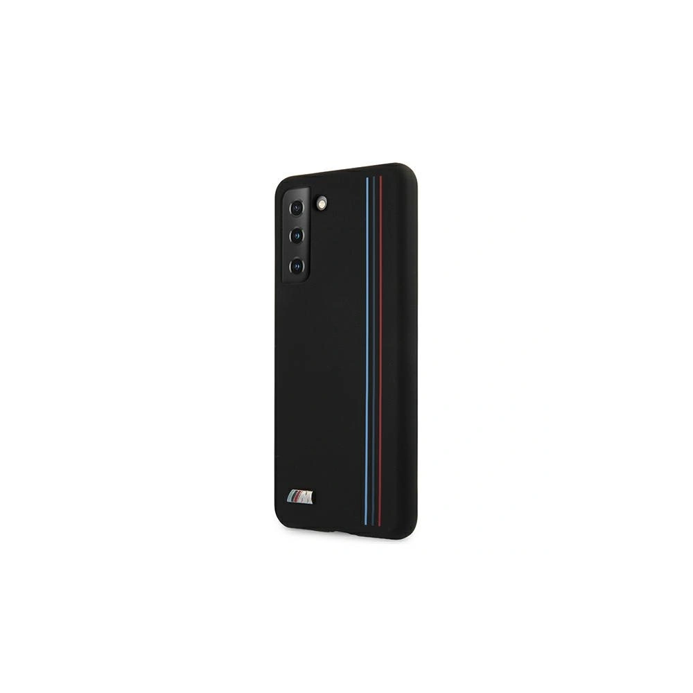 Hurtownia GSM - Etui BMW BMHCS21MSIVTBK Samsung Galaxy S21+ Plus černý/black Silicone Stripes M Collection - BMW119BLK - {ean13} - Hurt