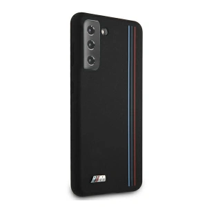 Hurtownia GSM - Case BMW BMHCS21MSIVTBK Samsung Galaxy S21+ Plus schwarz/schwarz Silikon Streifen M Kollektion - BMW119BLK - {ean13} - Hurt