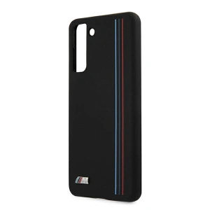 Hurtownia GSM - Case BMW BMHCS21MSIVTBK Samsung Galaxy S21+ Plus schwarz/schwarz Silikon Streifen M Kollektion - BMW119BLK - {ean13} - Hurt
