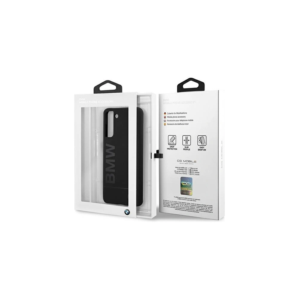 Hurtownia GSM - Case BMW BMHCS21MSLBLBK Samsung Galaxy S21+ Plus schwarz/hardcase Silikon M Collection Big Logo - BMW120BLK - {ean13} - Hurt