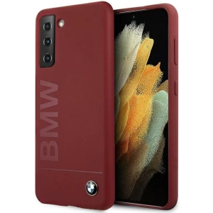Hurtownia GSM - Case BMW BMHCS21MSLBLRE Samsung Galaxy S21+ Plus rot/red Hardcase Silikon Signature Logo - BMW121RED - {ean13} - Hurt