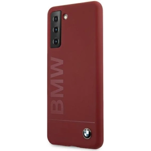 Hurtownia GSM - Case BMW BMHCS21MSLBLRE Samsung Galaxy S21+ Plus rot/red Hardcase Silikon Signature Logo - BMW121RED - {ean13} - Hurt