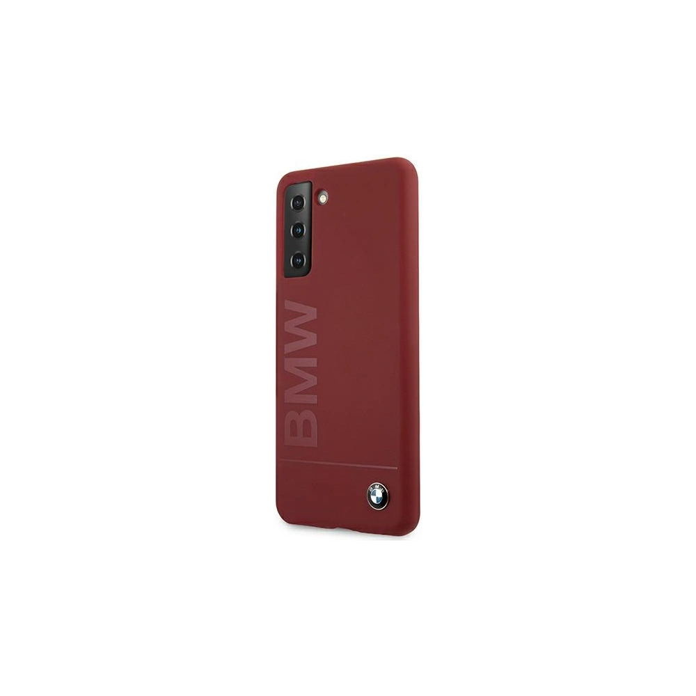 Hurtownia GSM - Etui BMW BMHCS21MSLBLRE Samsung Galaxy S21+ Plus červený/red hardcase Silicone Signature Logo - BMW121RED - {ean13} - Hurt