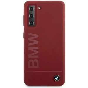 Wholesale BMW BMHCS21MSLBLRE Samsung Galaxy S21+ Plus red hardcase Silicone Signature Logo - BMW121RED - {ean13} - Hurt