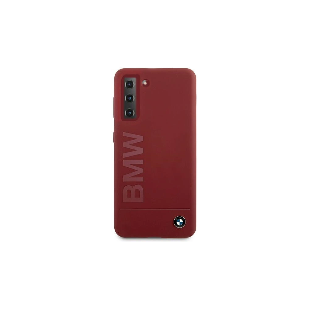 Hurtownia GSM - Etui BMW BMHCS21MSLBLRE Samsung Galaxy S21+ Plus červený/red hardcase Silicone Signature Logo - BMW121RED - {ean13} - Hurt