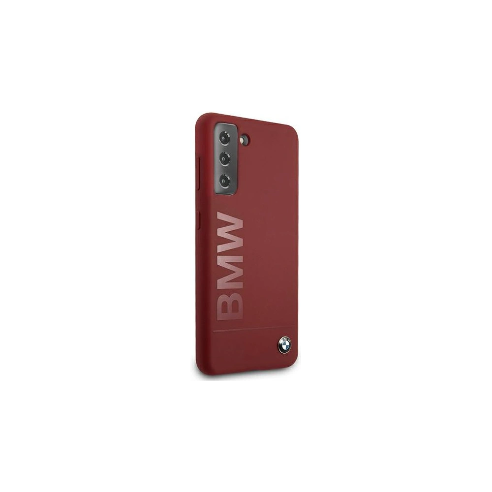 Hurtownia GSM - Etui BMW BMHCS21MSLBLRE Samsung Galaxy S21+ Plus červený/red hardcase Silicone Signature Logo - BMW121RED - {ean13} - Hurt