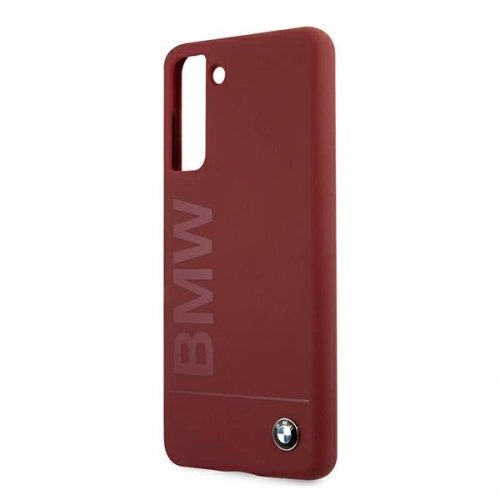 Etui BMW BMHCS21MSLBLRE Samsung Galaxy S21+ Plus czerwony/red hardcase Silicone Signature Logo