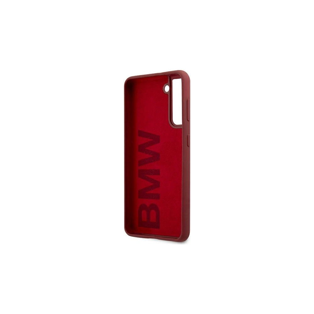 Hurtownia GSM - Etui BMW BMHCS21MSLBLRE Samsung Galaxy S21+ Plus červený/red hardcase Silicone Signature Logo - BMW121RED - {ean13} - Hurt