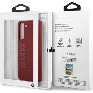 Hurtownia GSM - Case BMW BMHCS21MSLBLRE Samsung Galaxy S21+ Plus rot/red Hardcase Silikon Signature Logo - BMW121RED - {ean13} - Hurt