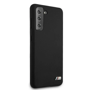 Hurtownia GSM - Case BMW BMHCS21SMSILBK Samsung Galaxy S21 schwarz/schwarz Silikon M Kollektion - BMW125BLK - {ean13} - Hurt