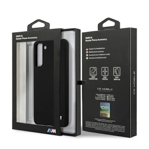 Hurtownia GSM - Case BMW BMHCS21SMSILBK Samsung Galaxy S21 schwarz/schwarz Silikon M Kollektion - BMW125BLK - {ean13} - Hurt