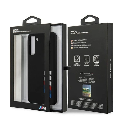 Etui BMW BMHCS21SMSLBLBK Samsung Galaxy S21 czarny/black hardcase Silicone Signature Logo