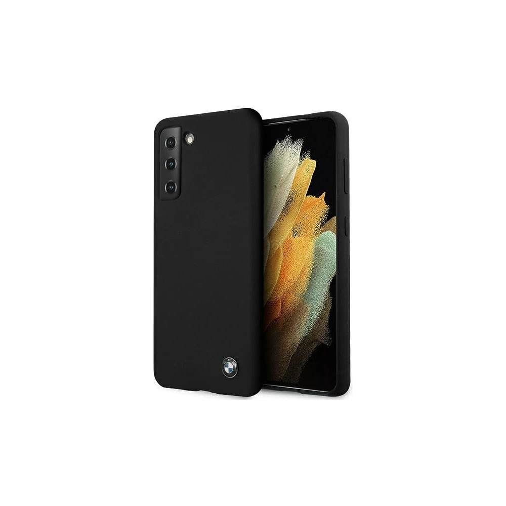 Hurtownia GSM - Etui BMW BMHCS21SSILBK Samsung Galaxy S21 černý/black hardcase Silicone Signature - BMW127BLK - {ean13} - Hurt